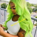 Human hair blended lace fronts wigs