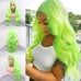 Human hair blended lace fronts wigs