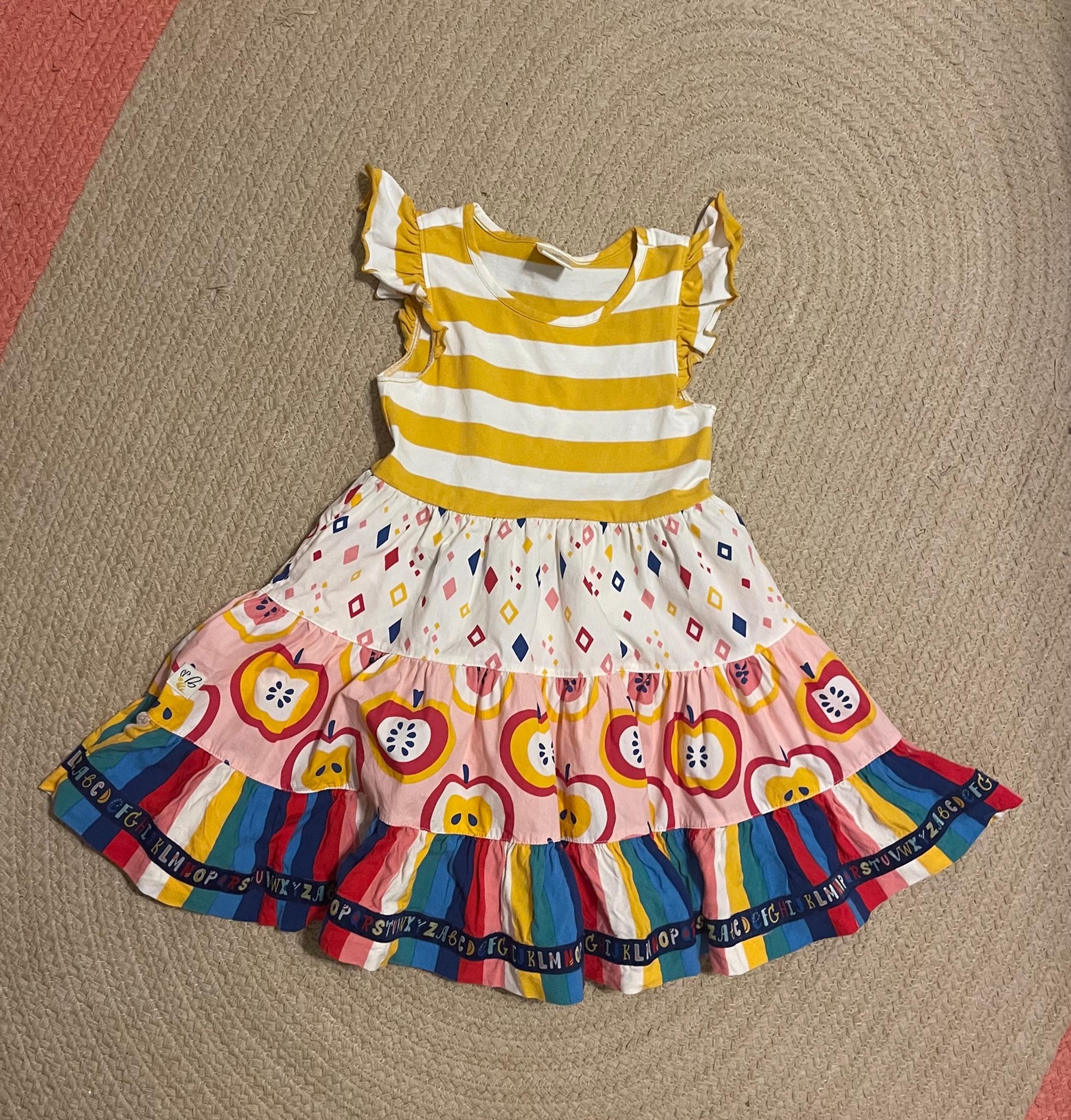 Wildflowers first day of school dress, size 4