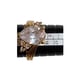 Vintage 18K GE Ring Huge Sparkle Pear CZ Surrounded by Round CZ Statement Size 9