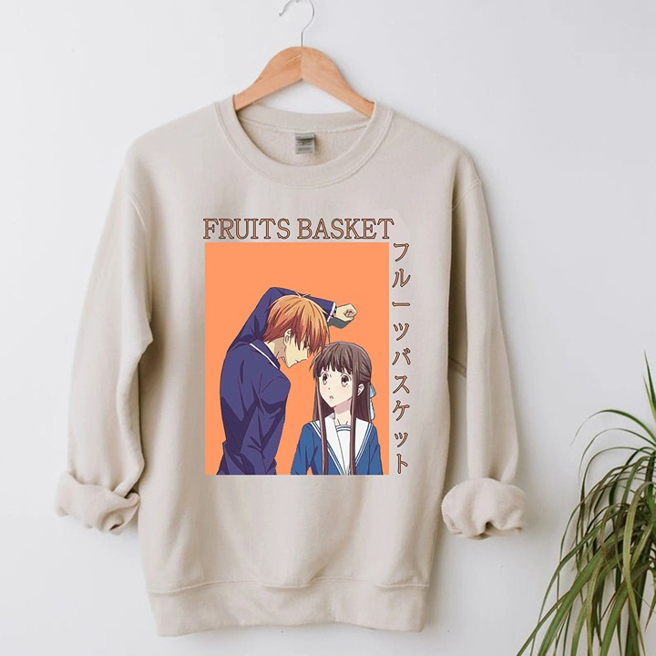 Cute Anime Sweatshirt Unisex Manga Lover Shirt Graphic Tee For Otaku Clothing Me