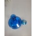 Vintage Blue Glass Decanter w/Stopper, Made In Belgium