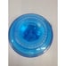 Vintage Blue Glass Decanter w/Stopper, Made In Belgium