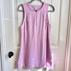 Athleta Ace Womens Tennis Golf Athleisure Mini Dress PinkSize: Large