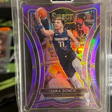 2019-20 Panini Select #193 LUKA DONCIC Die-Cut Purple Prizm /99 Rare!