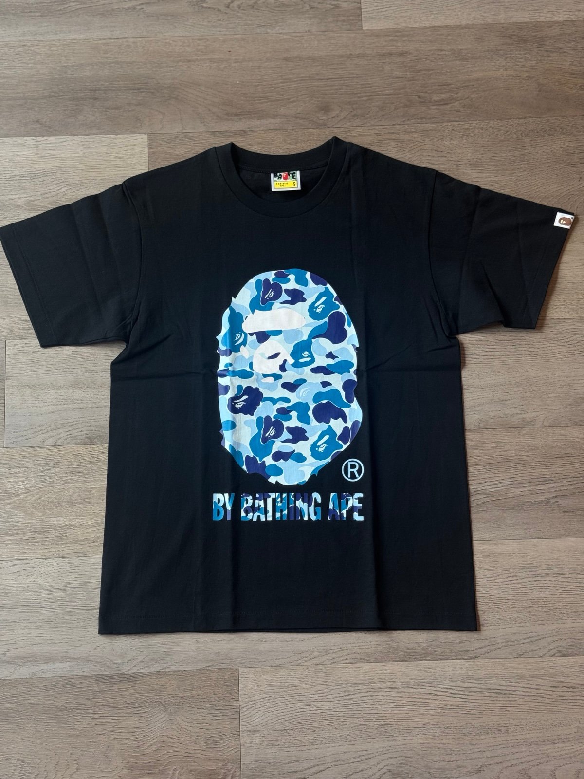 BAPE ABC Camo By Bathing Ape Tee 'Blue/Black'