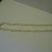 Genuine Seed Pearls Multi Strand Twisted Necklace Silver Clasp