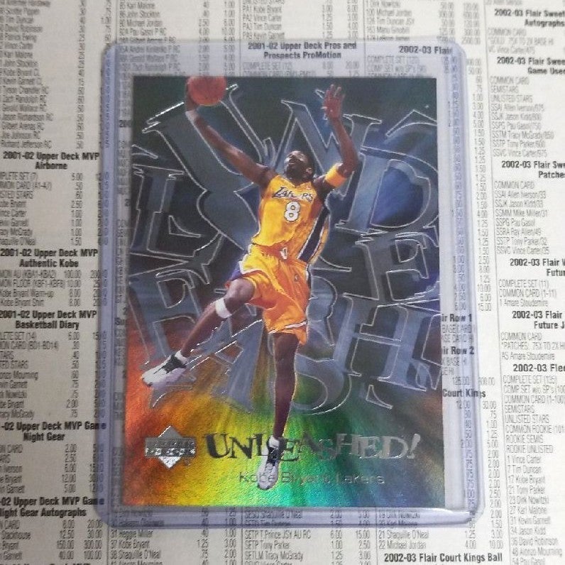 Upper Deck 01-02 Kobe Bryant Unleashed