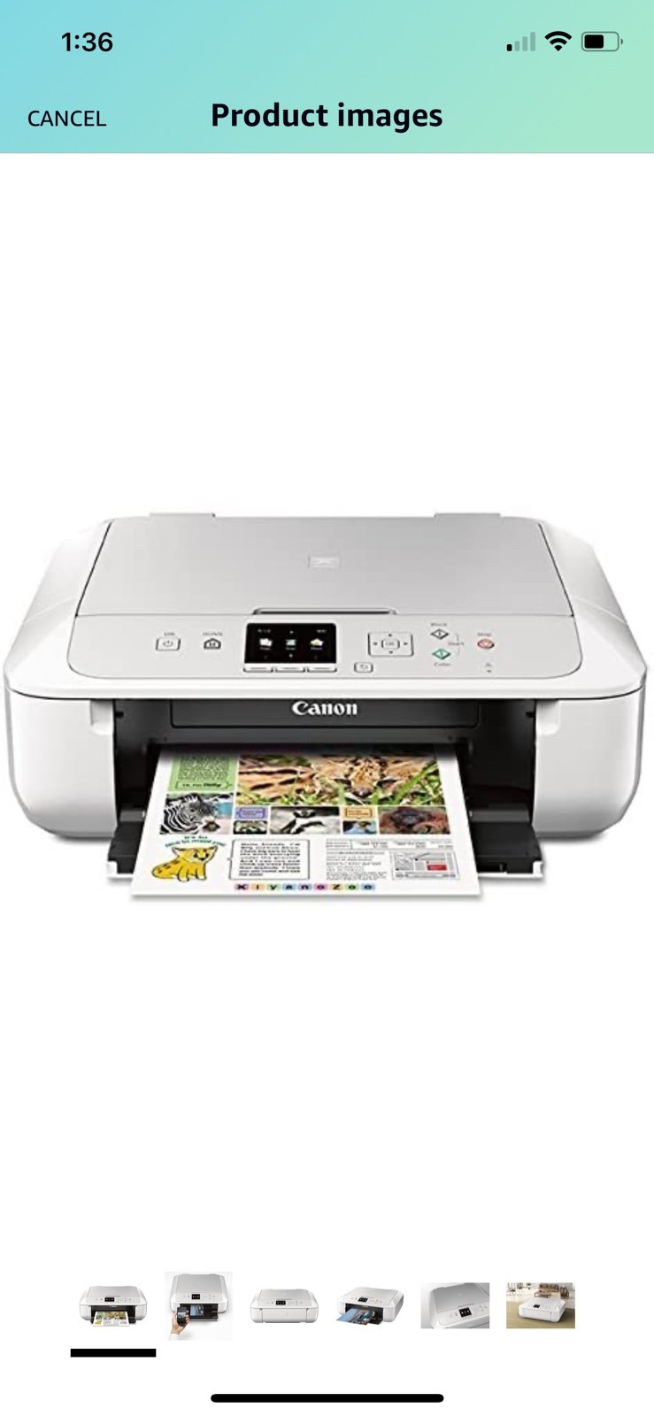 Canon Pixma MG7520 All-In-One Printer
