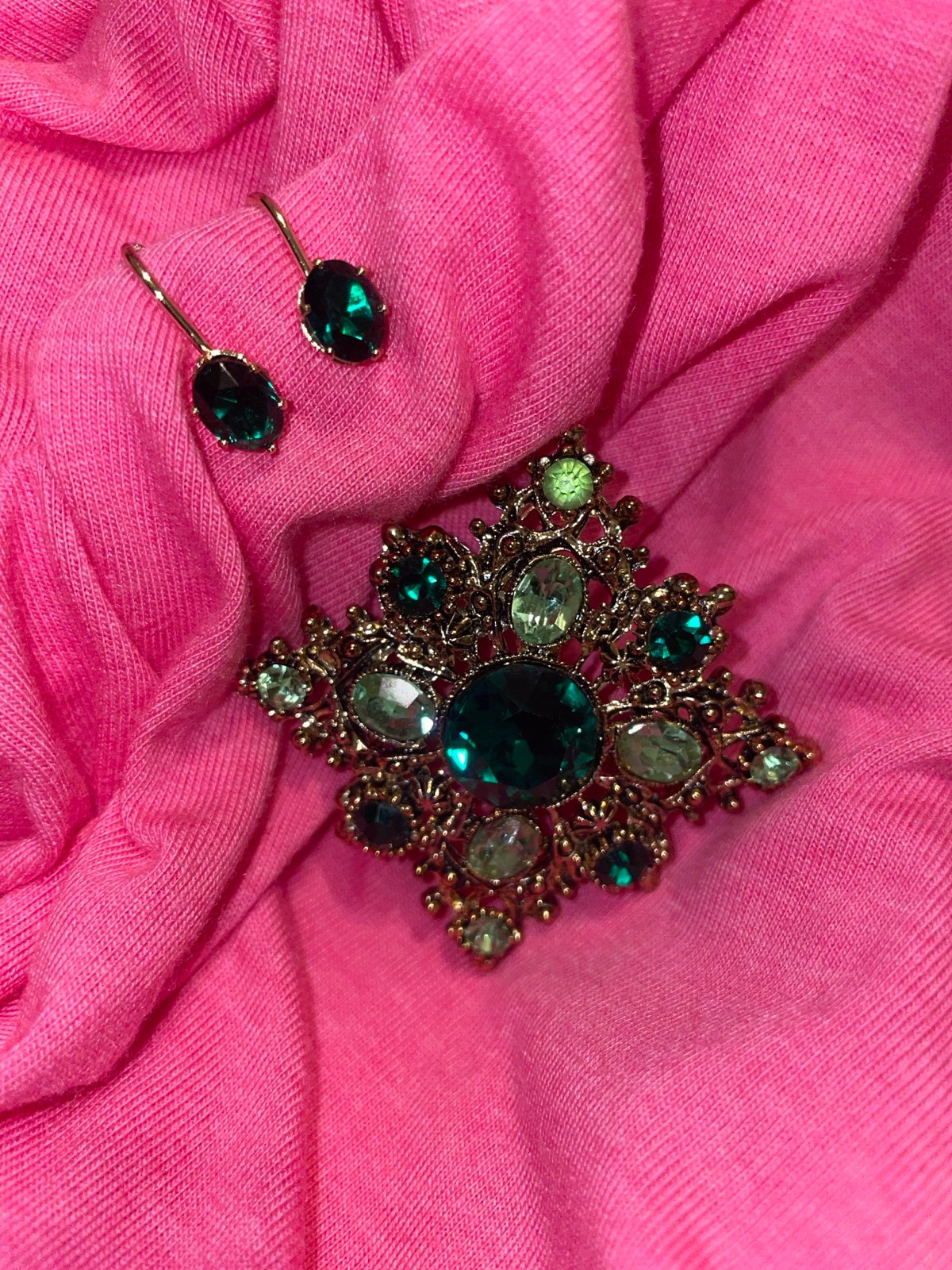 Brooch & Earrings
