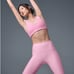 NWT Set Alo Sweet Pink 7/8 High Waist Airlift Legging/Airlift Bra Large SOLD OUT
