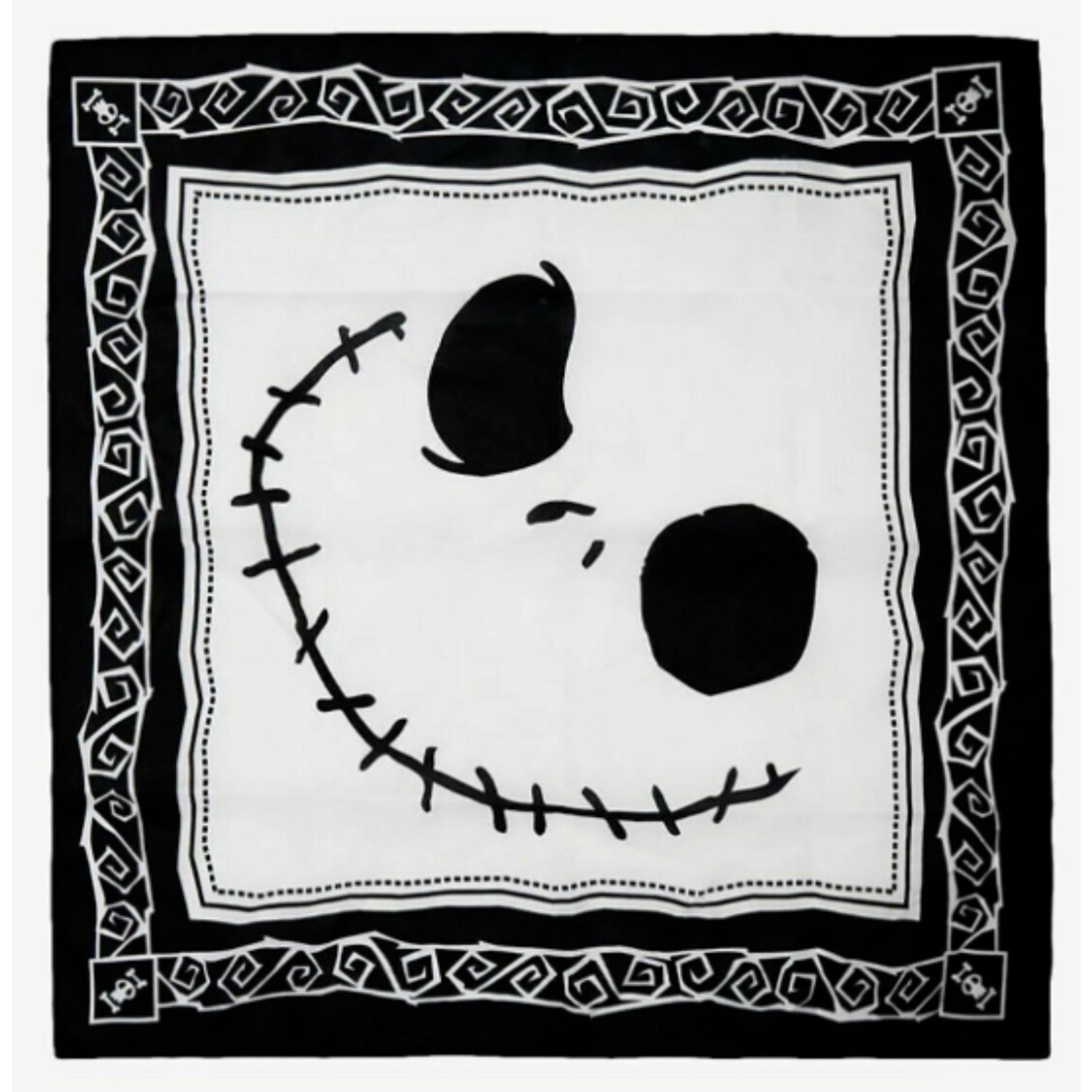 NEW Disney's Nightmare Before Christmas Jack Skellington Bandana 20x20