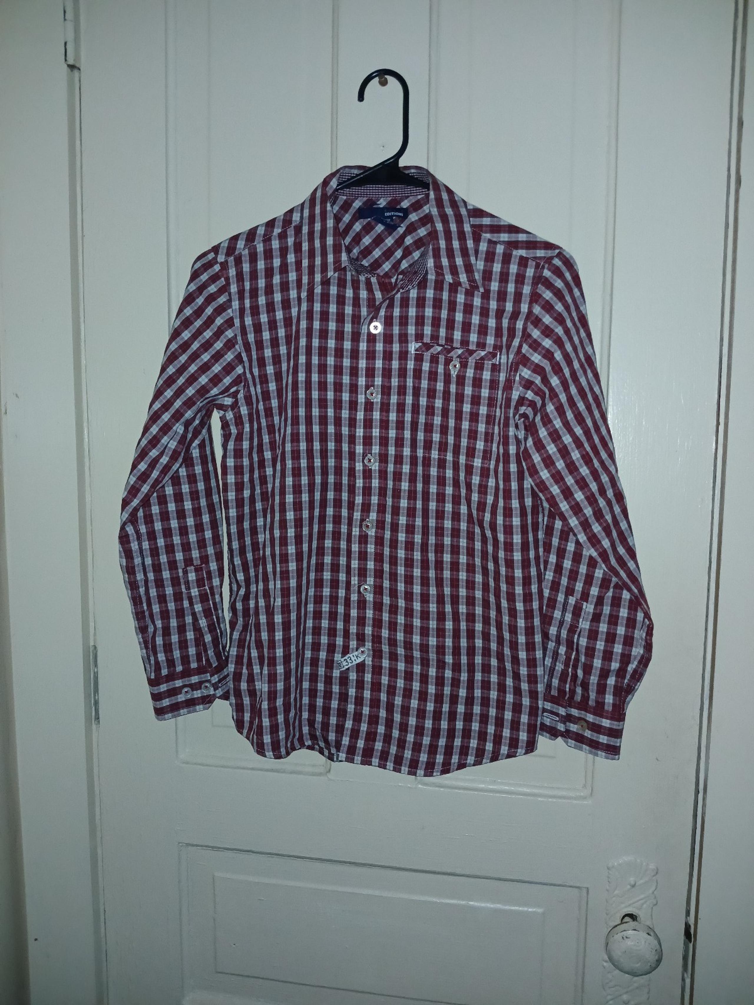 Basic Editions Multicolor Plaid Dress Shirt boys