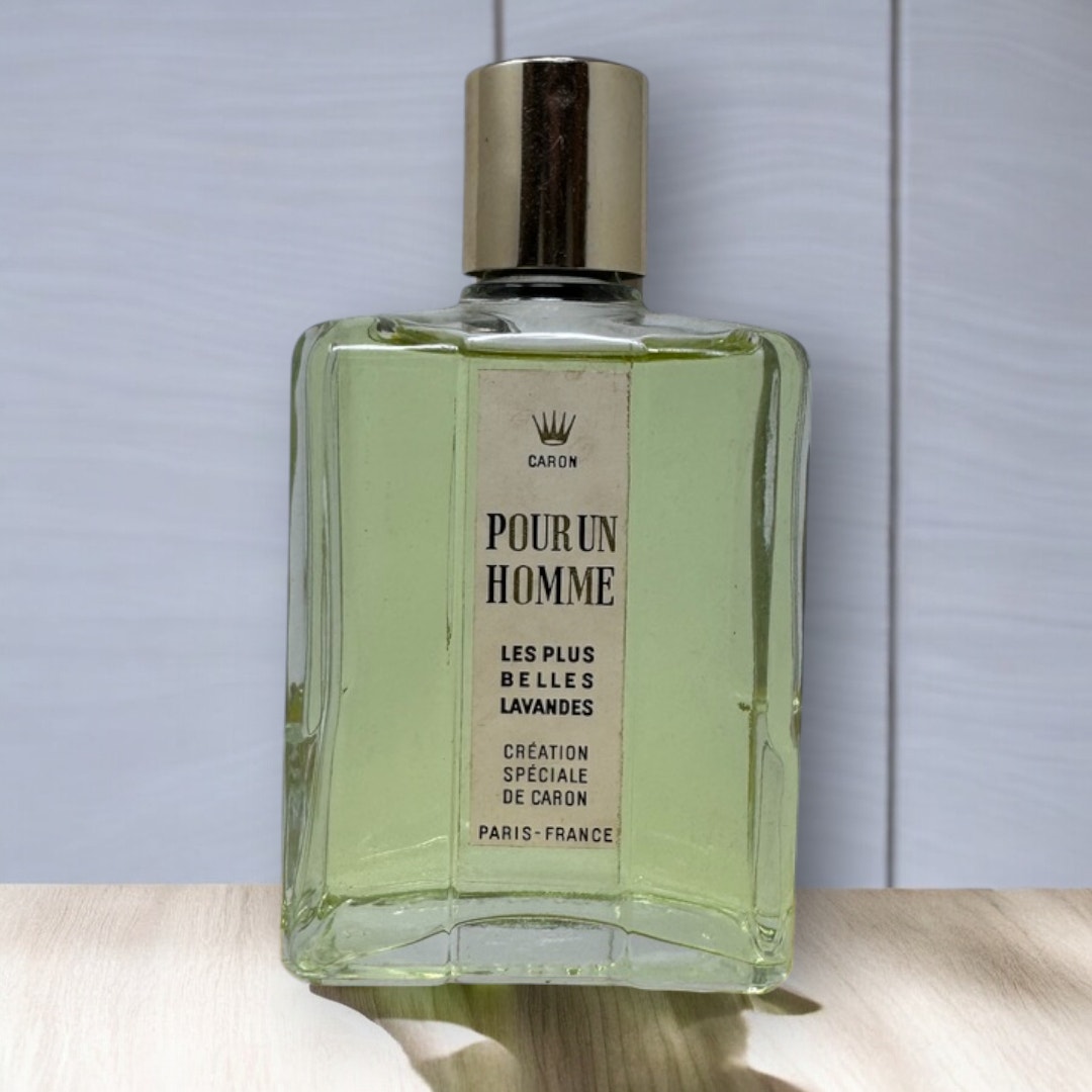 Vtg Perfume READ Caron Pour Un Homme Les Plus Belles Lavandes 2 oz