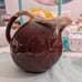 Vtg Hull Oven Proof Brown Pitcher 1960's