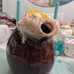 Vtg Hull Oven Proof Brown Pitcher 1960's