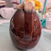 Vtg Hull Oven Proof Brown Pitcher 1960's