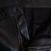 Mother Denim Insider Ankle Black Vegan Leather Pants Wax On Wax Off Size 31