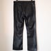 Mother Denim Insider Ankle Black Vegan Leather Pants Wax On Wax Off Size 31