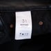 Mother Denim Insider Ankle Black Vegan Leather Pants Wax On Wax Off Size 31
