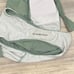 We Wore What Sage Green Brooklyn Halter One Piece Swimsuit Plunge Bow Size L