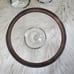 Hawkes Crystal Goblet Wine Glass Sterling Band Rimmed Signed Art Deco Set of 2