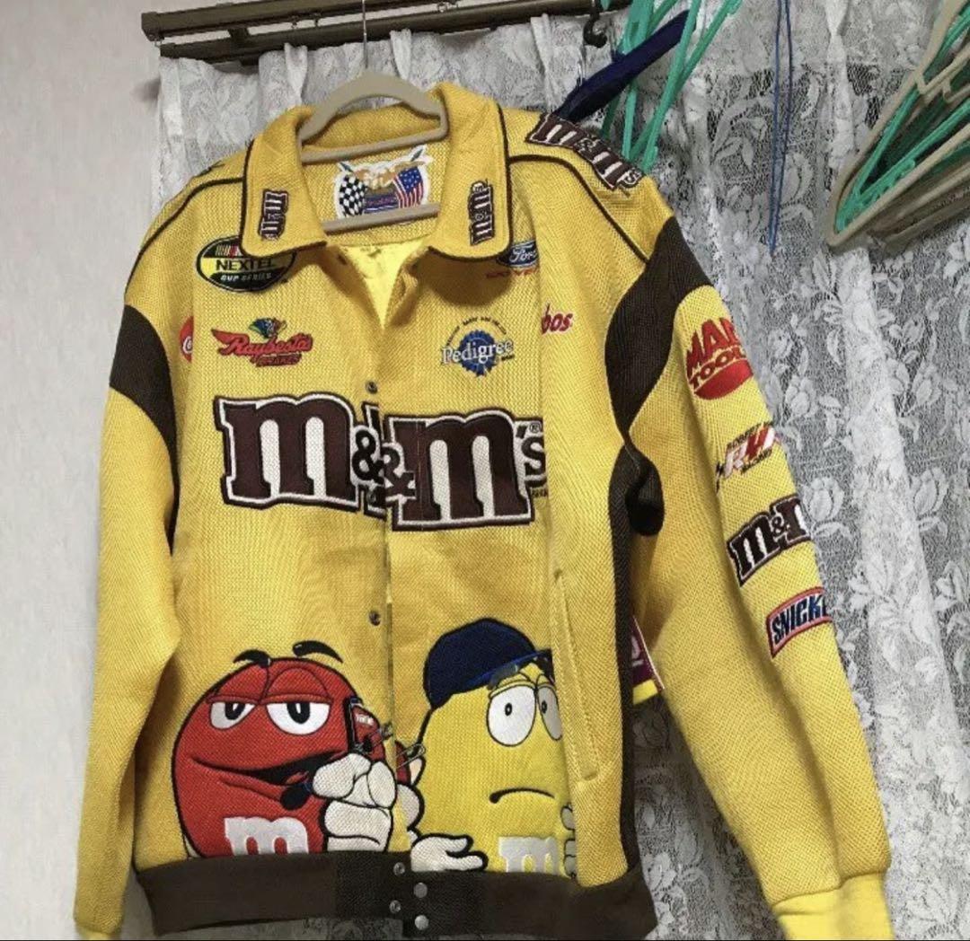 m&m's Jeff Hamilton Mesh Bomber Jacket