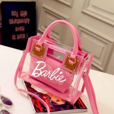 Barbie Small Tote & Shoulder Bag in Light Pink