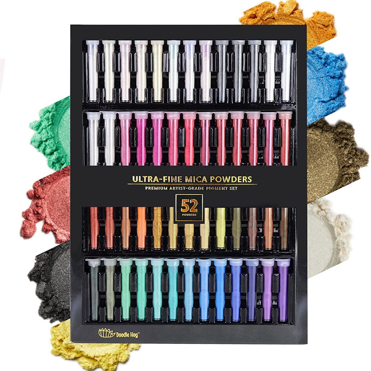 Mica Pigment Powder Set 52 colors