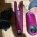 Dyson straightener-pink