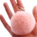BetterJonny 50 Pcs Colorful Poms Keychains, 2.4inch Faux Fur Ball Multicolor Fl