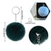 BetterJonny 50 Pcs Colorful Poms Keychains, 2.4inch Faux Fur Ball Multicolor Fl