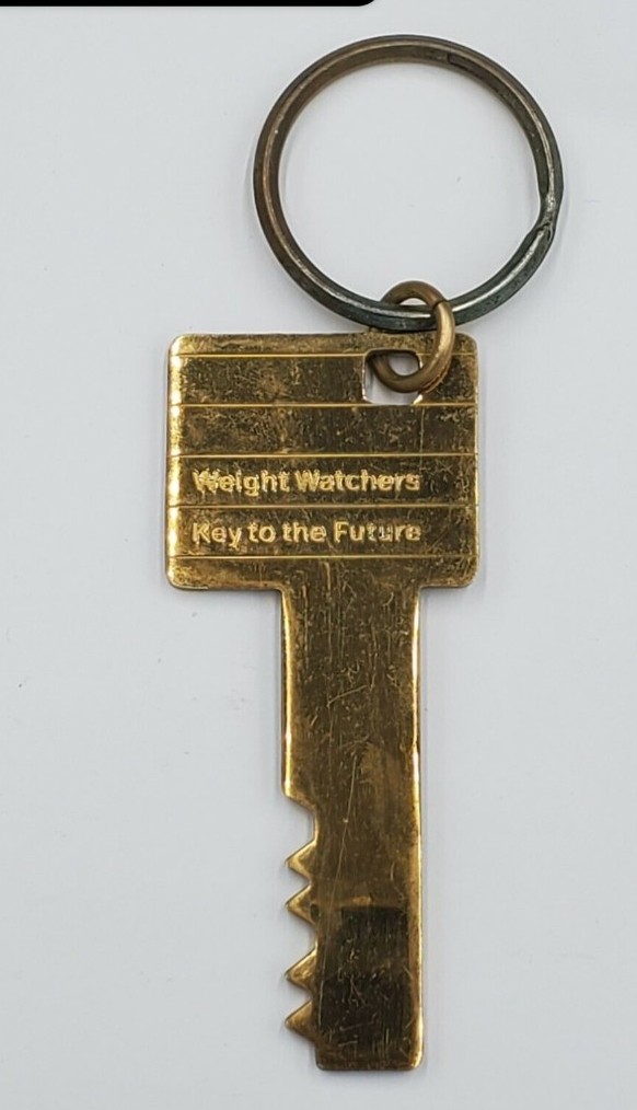 Weight shop watchers keyring