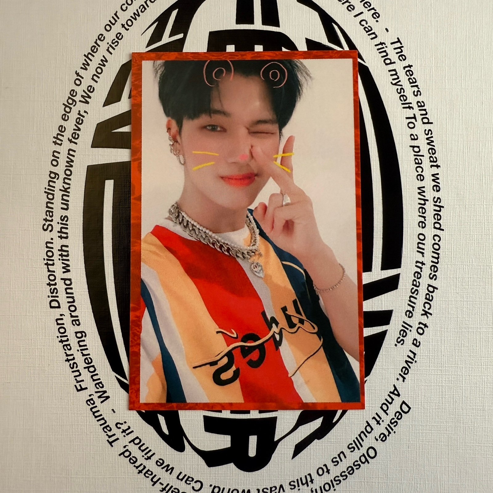 Ateez Wooyoung Treasure EP. 3 : One to All Broadcast Photocard