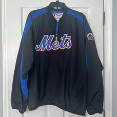 New York Mets MLB Authentic Majestic Jacket (Size XL)