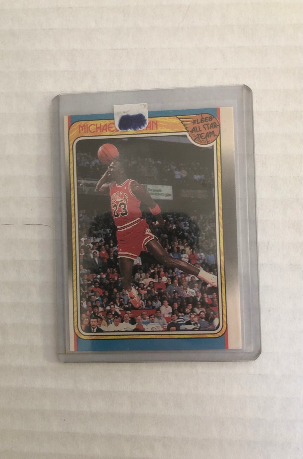 1988 Michael Jordan fleer all star card