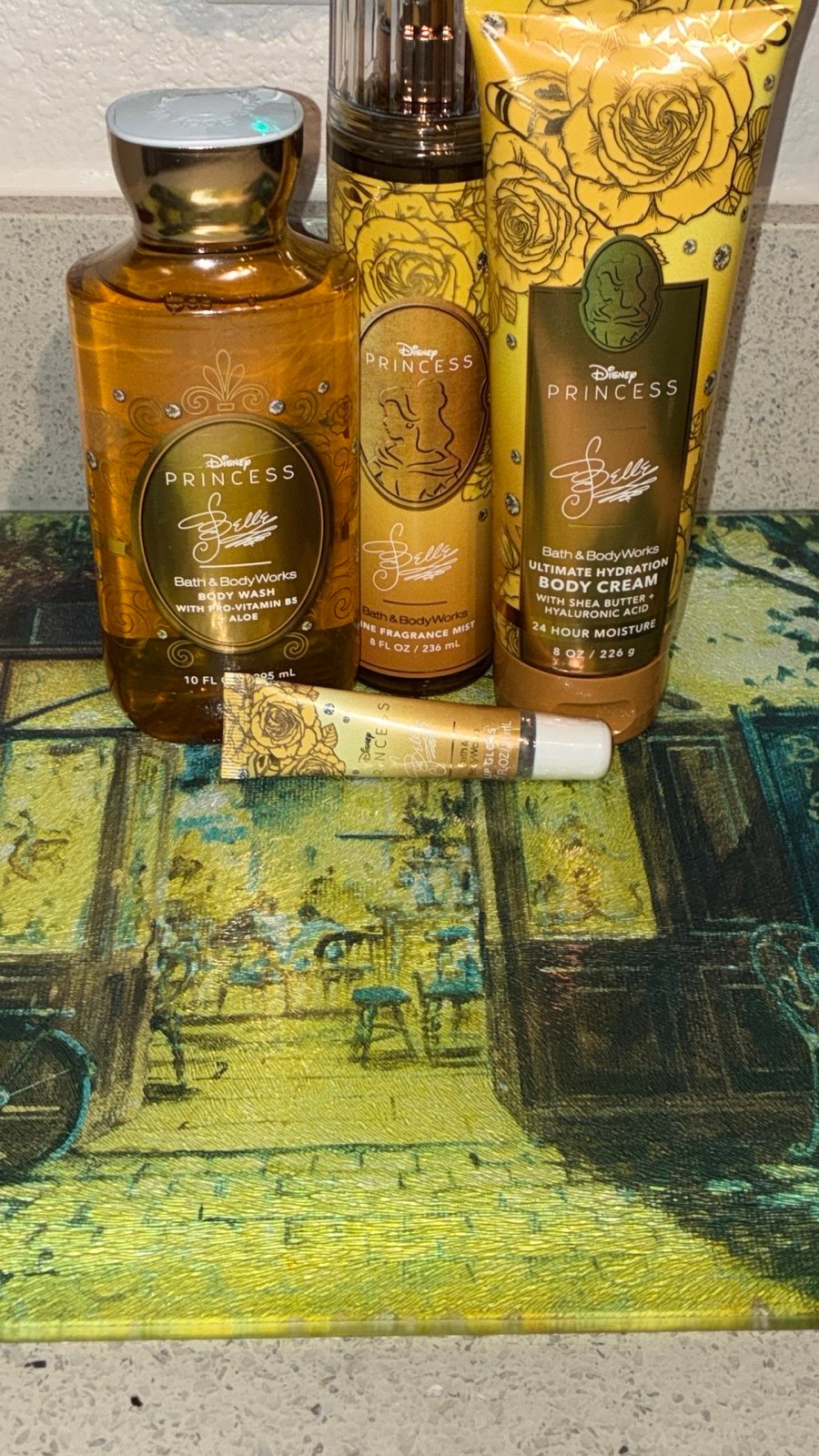 Bath and Bodyworks Disney Bella Collection gift set combo
