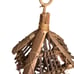 Vintage Handcrafted Seashell Driftwood Twig Birdhouse Wind Chime Coastal 36”￼