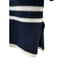 BABATON Turtleneck 100% Merino Wool Navy White Striped Sweater SZ XSmall CHUNKY