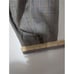 Hart Schaffner Marx Mens Gray Plaid Wool Blazer Window Pane Houndstooth Sz 44L
