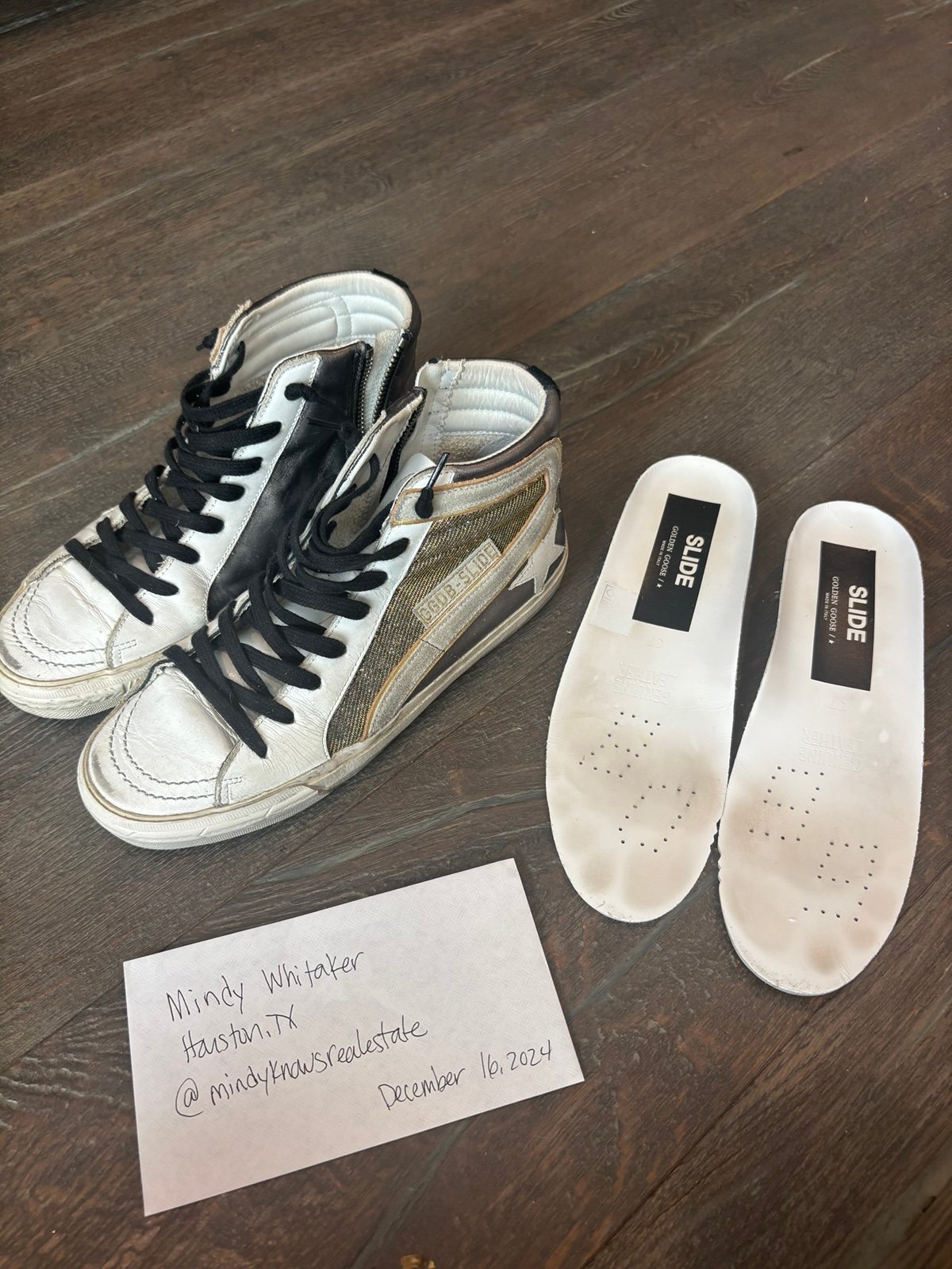 Sz 37 Golden Goose slide sneakers