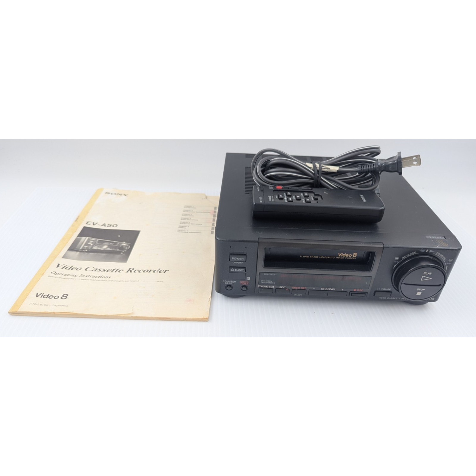 Sony 8mm Video Cassette Recorder EV-A50 As Is Parts / Repair Read