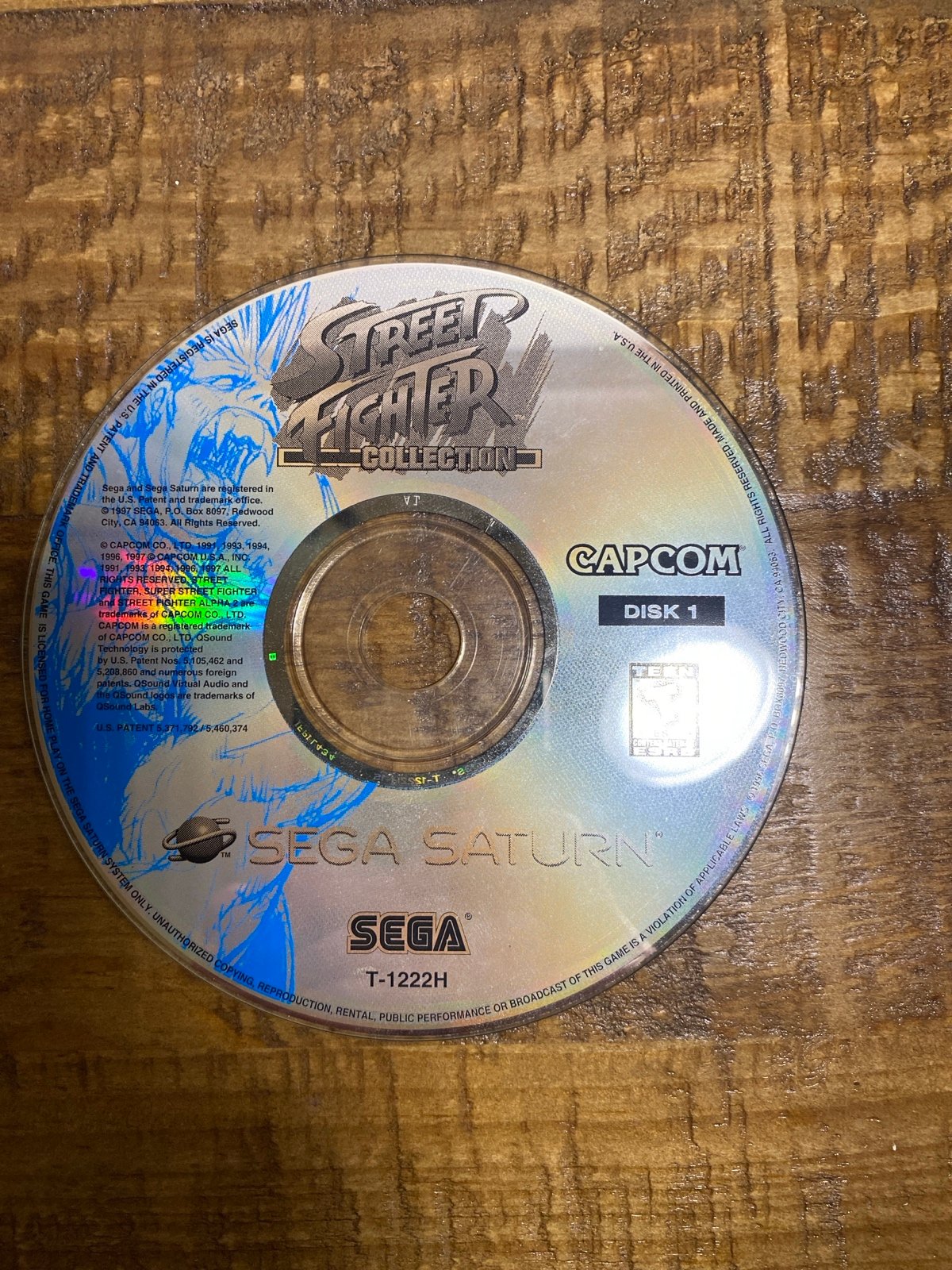 Street Fighter Collection Sega Saturn