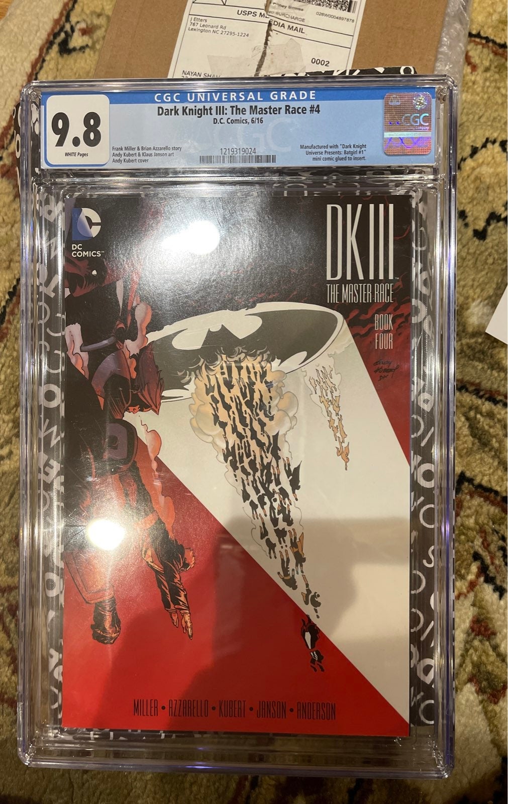 DARK KNIGHT III: THE MASTER RACE #4 CGC 9.8