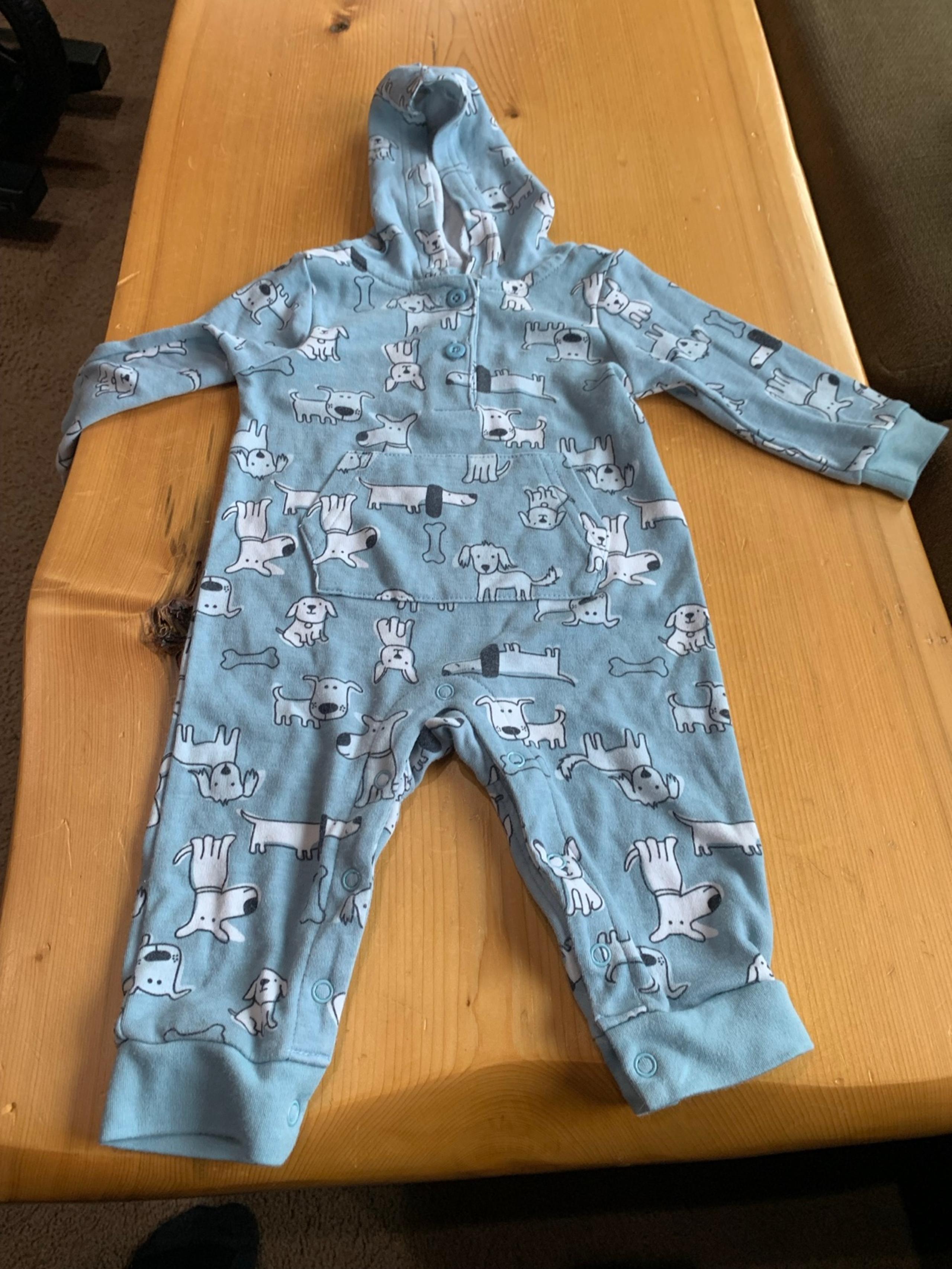 Blue Doggy Print Bodysuit - Lullaby Earth