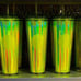 Starbucks Lime Kaleidescope Cold Cup Tumbler with Disco Lid