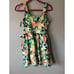 Old Navy Wrap Skirted Swim Dress Oranges and Lemons