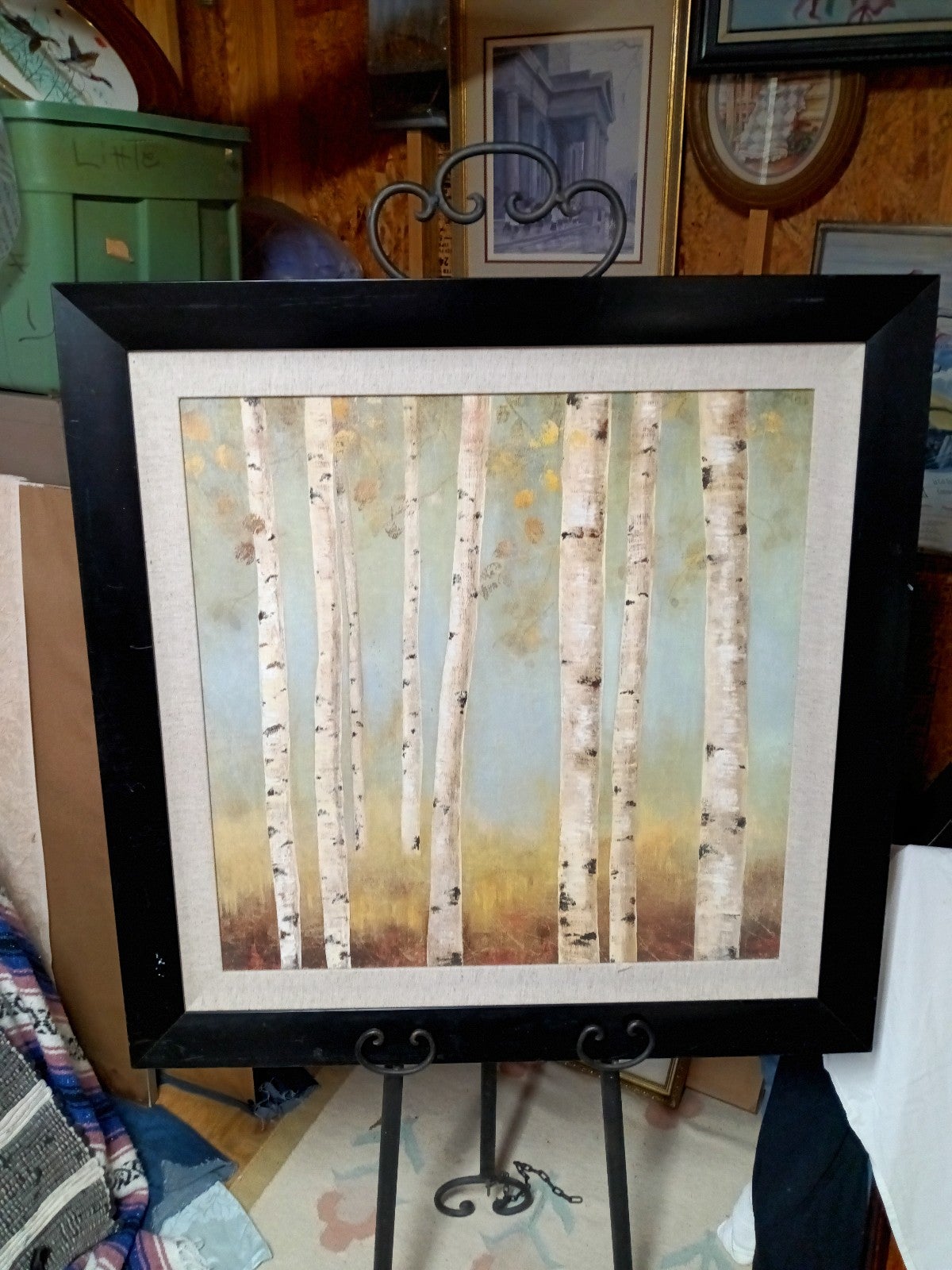 Large textured frame print by artist Allison Pearce