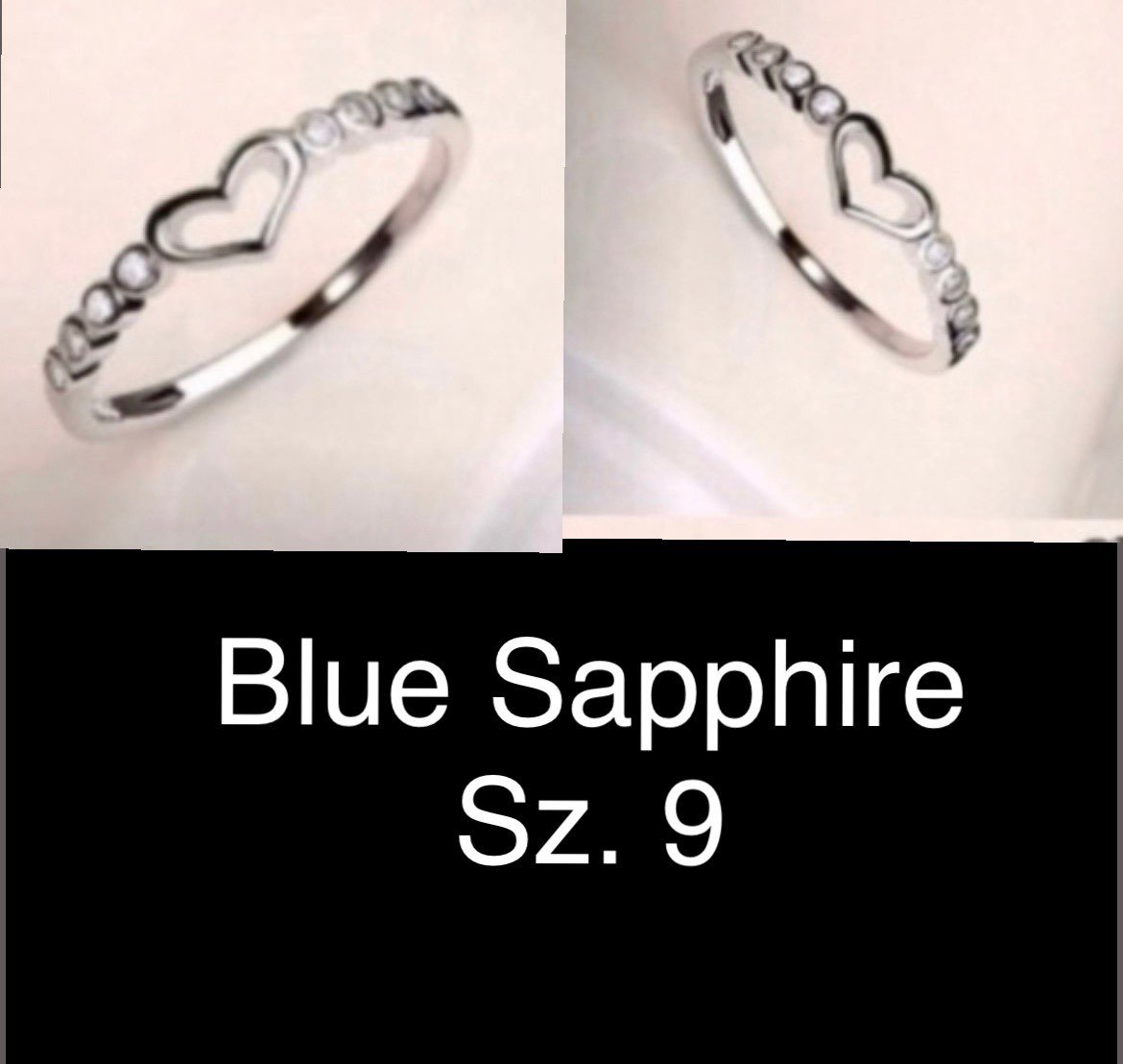 Heart Sapphire Ring