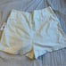 Free People everywhere you go paper bag ecru off white shorts NWT size 12